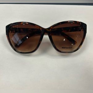 Touch Brown Tortoise Gold Accent Sunglasses